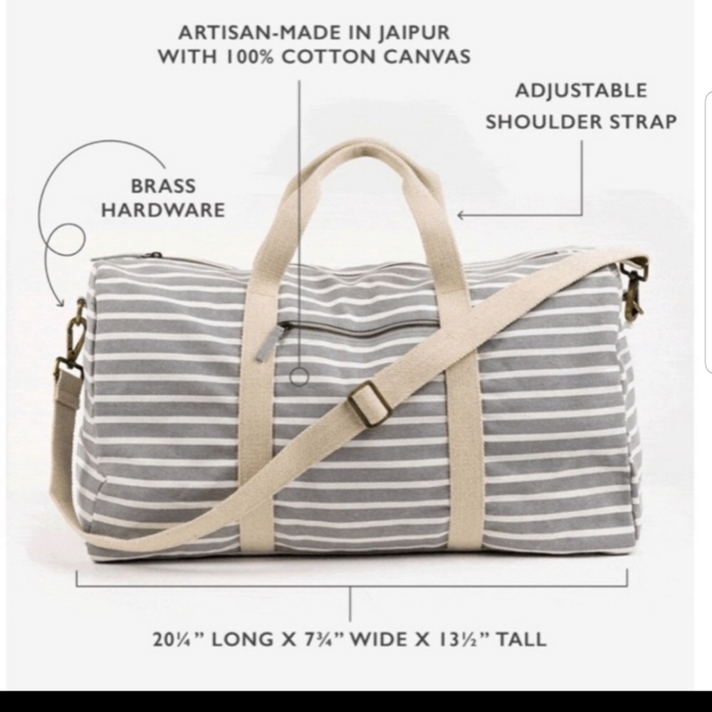 Known Supply Weekender Grey and White